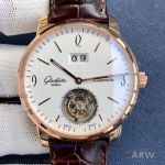 Swiss Replica Glashutte Original Senator Tourbillon Date Rose Gold Case 42 MM Automatic Watch